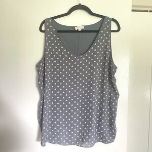XL LOFT tank top blouse.